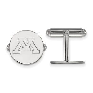 Sterling Silver University of Minnesota Cuff Links
